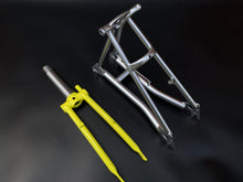 이미지를 갤러리 뷰어에 로드 , Titanium Front &Rear Triangle Fork for 16”Brompton
