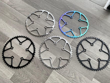 Load image into Gallery viewer, Ti39 Titanium chainrings BCD110 54T positive and negative teeth
