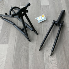 이미지를 갤러리 뷰어에 로드 , Titanium Front &Rear Triangle Fork for 16”Brompton