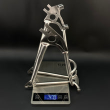 Load image into Gallery viewer, Titanium 74mm disk Front & 120mm disk Rear Triangle Fork for 16”Brompton