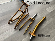 이미지를 갤러리 뷰어에 로드 , Titanium Front &Rear Triangle Fork for 16”Brompton