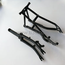 Load image into Gallery viewer, Titanium 74mm disk Front & 120mm disk Rear Triangle Fork for 16”Brompton