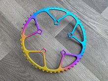 Lade das Bild in den Galerie-Viewer, Ti39 Titanium  chainrings  BCD110 54T positive and negative teeth
