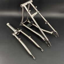 Load image into Gallery viewer, Pline Titanium Front &amp;Rear Triangle Fork for 16”Brompton
