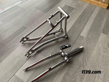 이미지를 갤러리 뷰어에 로드 , Pline Titanium Front &amp;Rear Triangle Fork for 16”Brompton
