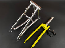 Load image into Gallery viewer, Pline Titanium Front &amp;Rear Triangle Fork for 16”Brompton
