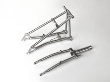 Load image into Gallery viewer, Titanium Front &amp;Rear Triangle Fork for 16”Brompton
