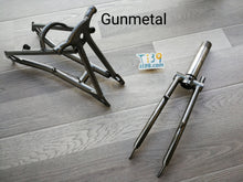 Load image into Gallery viewer, Titanium Front &amp;Rear Triangle Fork for 16”Brompton
