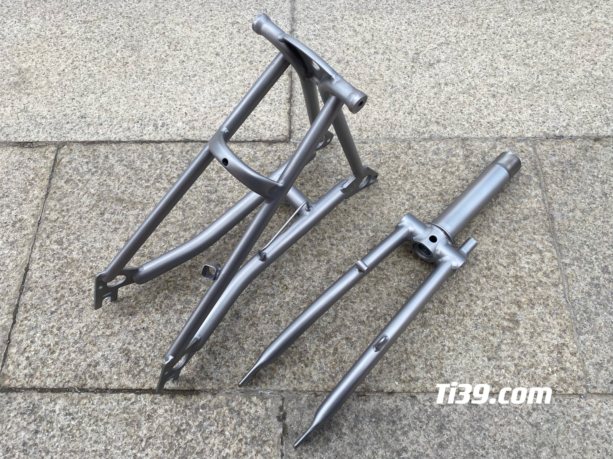 Brompton Titanium Fork Rear Triangle Ti39 Titanium Brompton Fork Brompton Bike Ti39 For Brompton