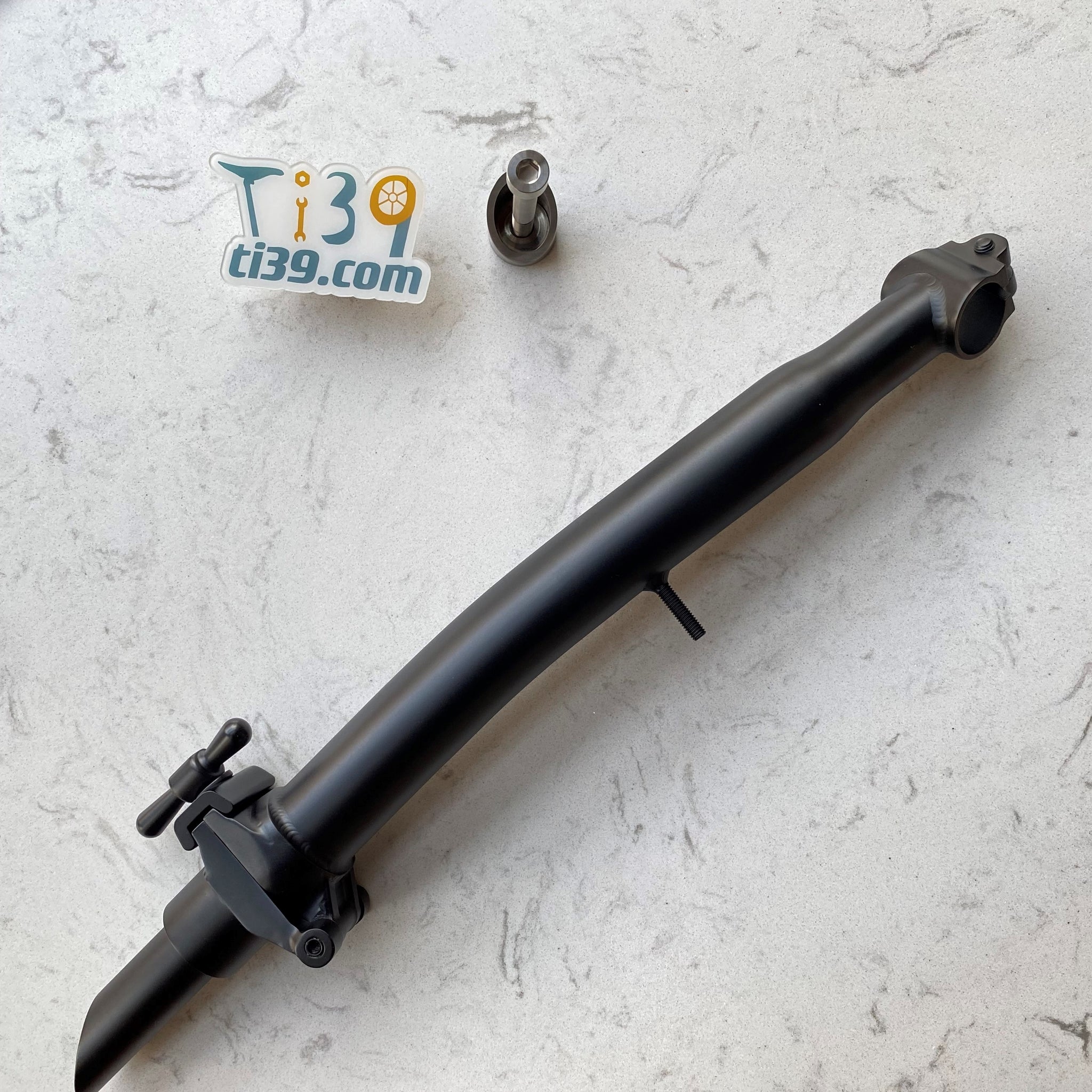 Titanium S/M/P/H stem Ti39 Titanium Stem handpost for Brompton – Ti39 For  Brompton